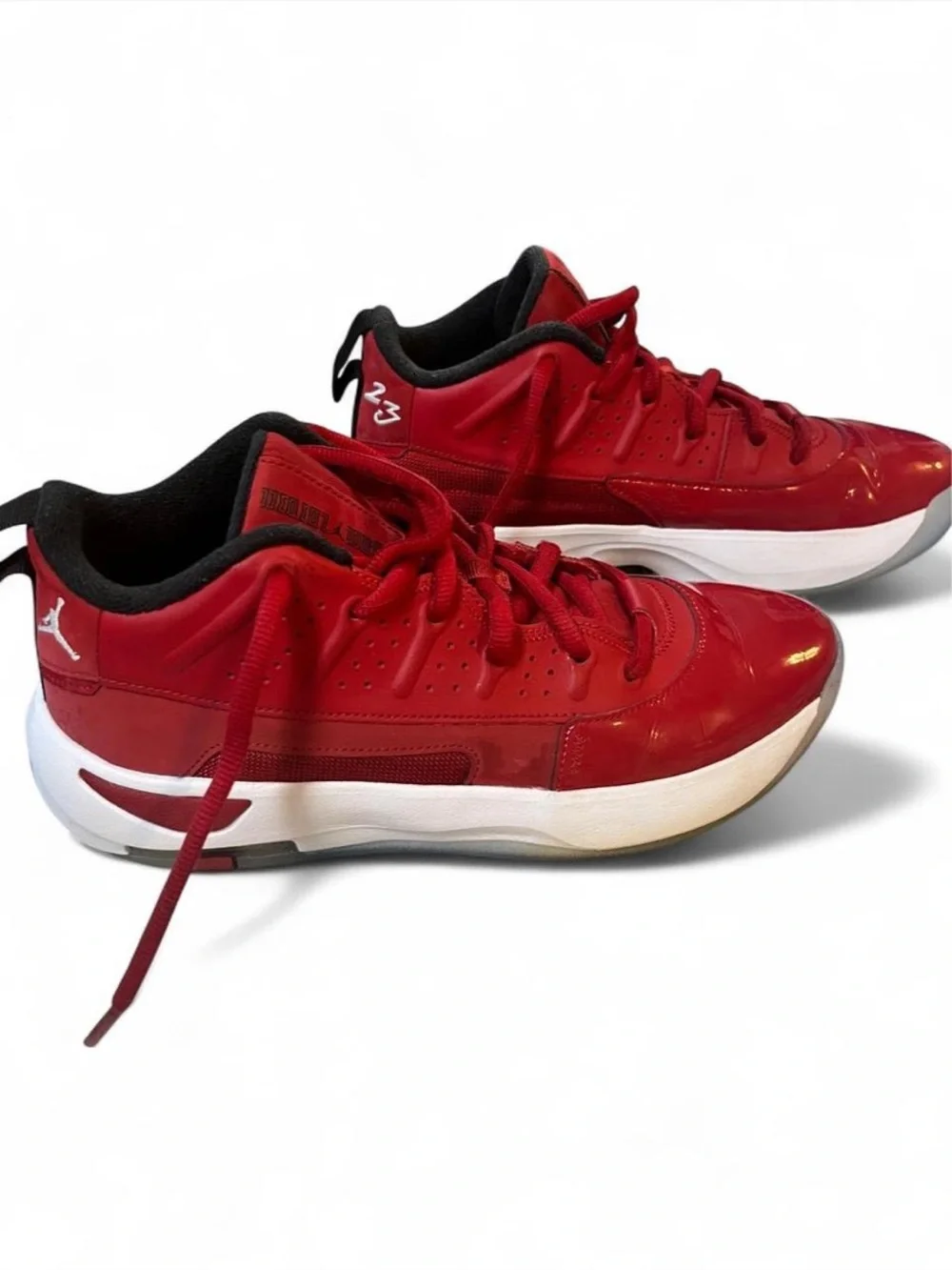 Jordan Max Aura 7 Varsity Red Mens 8 Basketball Shoes HQ2091-600 EUC